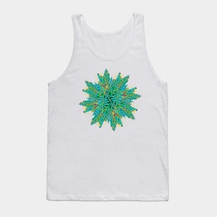 For the Love of Green Mandala Tank Top